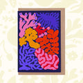 Eco-friendly Evermade Coral WWF Greetings Card featuring a vibrant coral reef design—perfect gift for ocean conservation lovers.