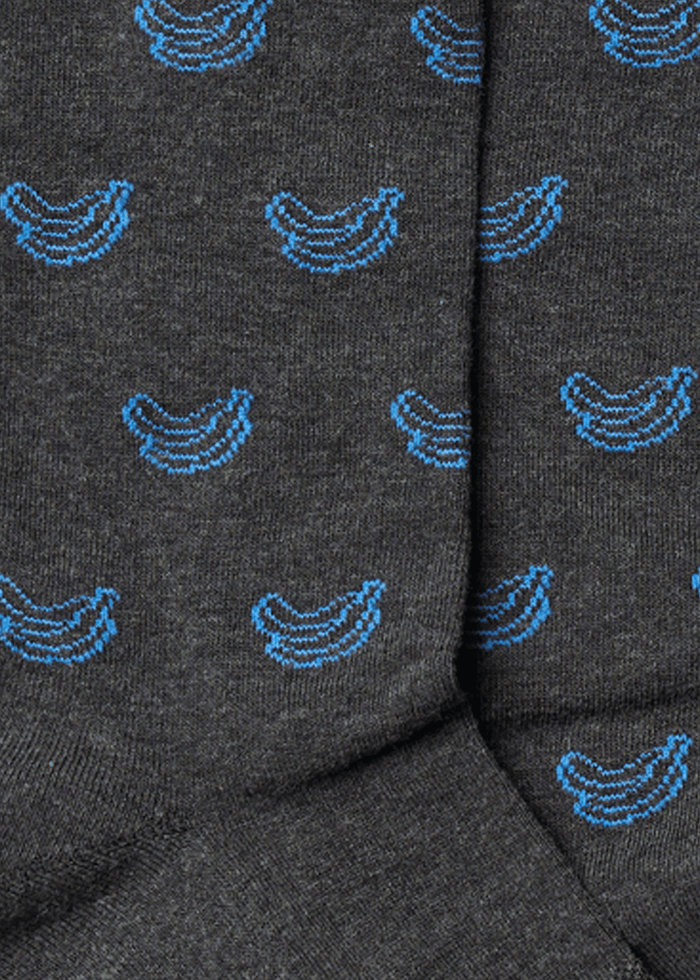 Everyday Comfort Socks | Banana Pattern.