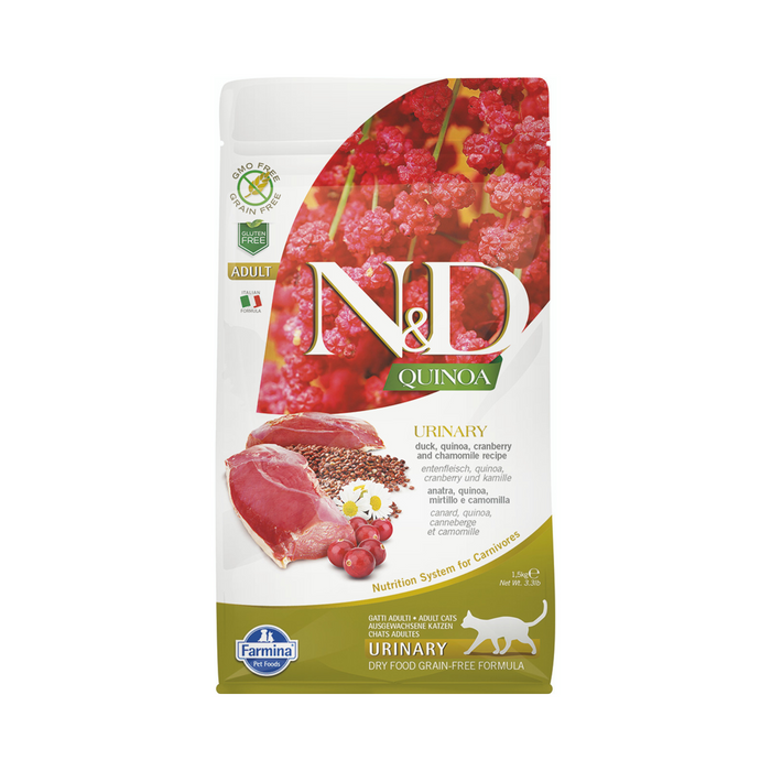 Farmina Grain Free Adult Urinary Duck, Quinoa & Cranberry Dry Cat Food