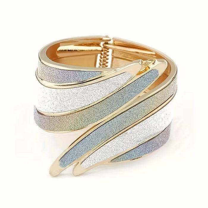 Fashionable exaggerated angel wings cuff bracelet