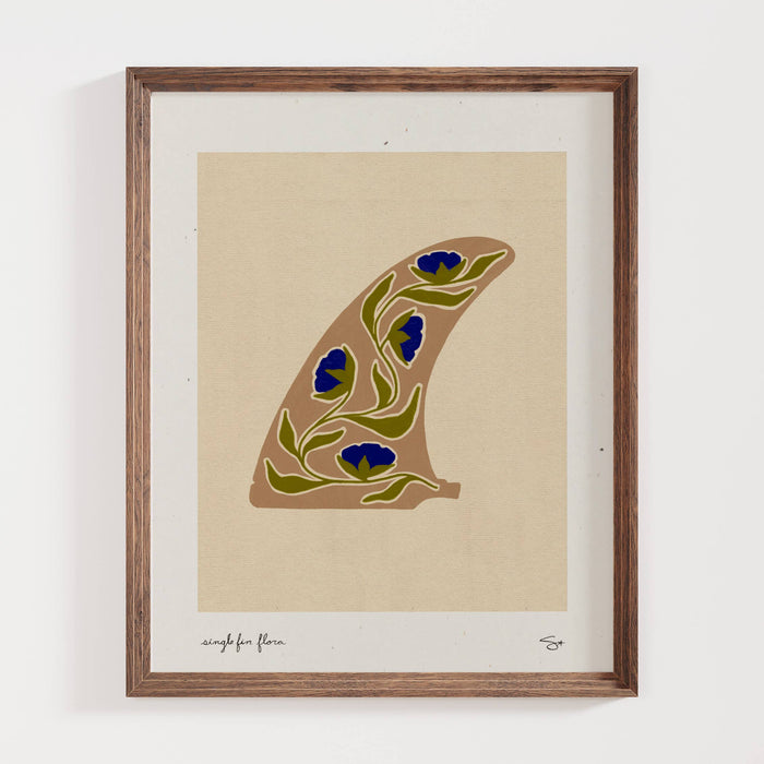 Fin Garden 4 | Surf Inspired Print