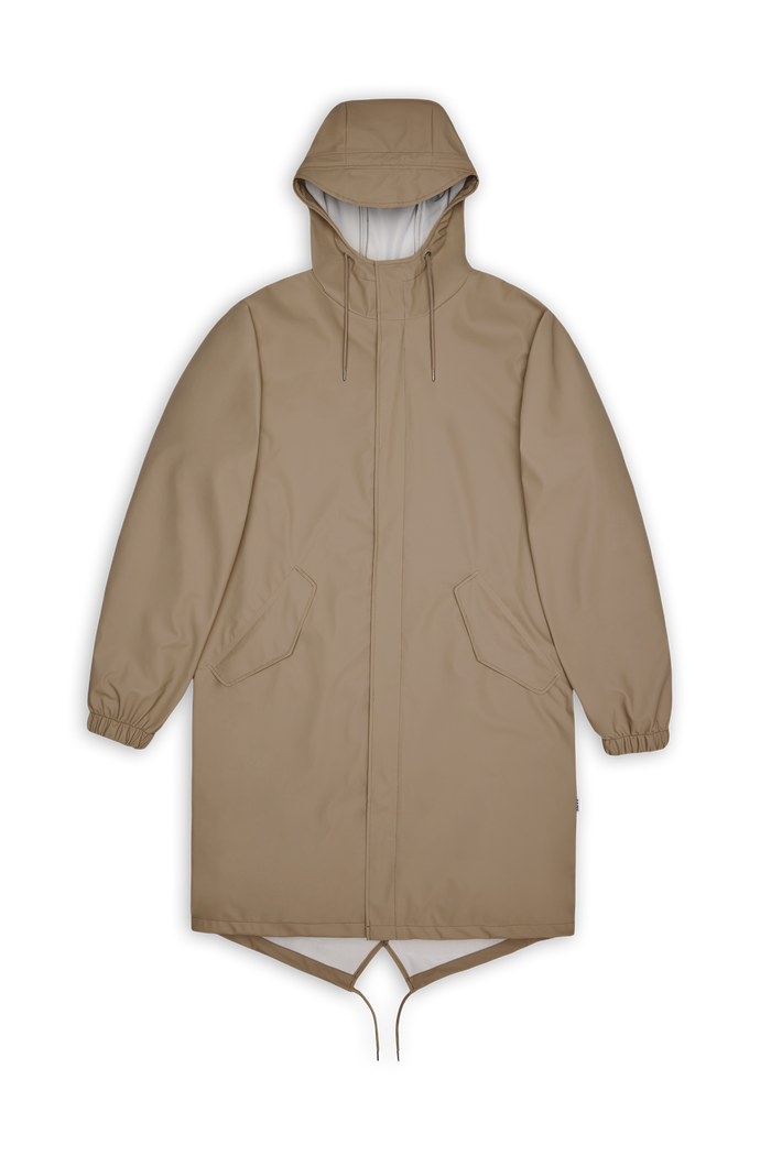 RAINS Fishtail Parka Beige Jacket