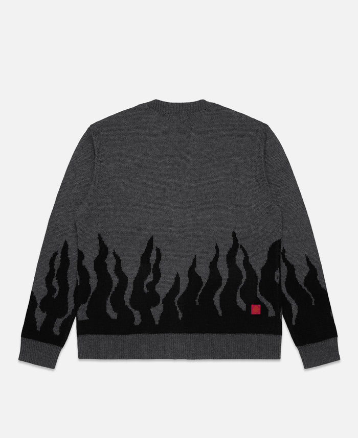 Flame Cardigan (Grey)