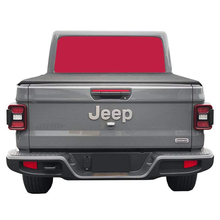 Flame Red Rear Window Decal