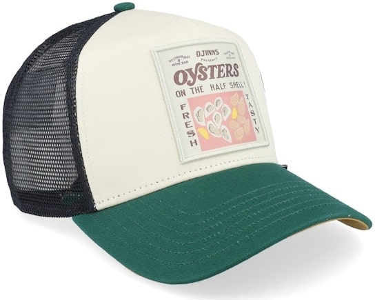 Food Oysters Off White Trucker Snapback Hat