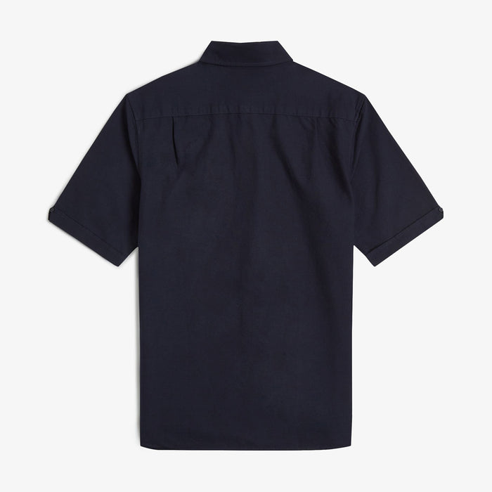 Fred Perry - Oxford SS Shirt in Navy - Nigel Clare