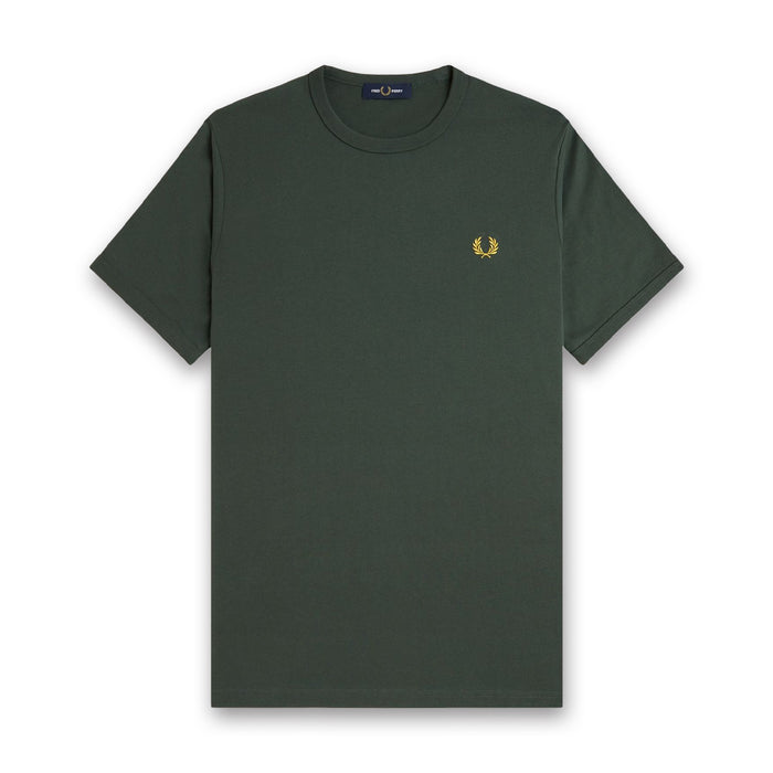 Fred Perry - Ringer T-Shirt in Court Green - Nigel Clare