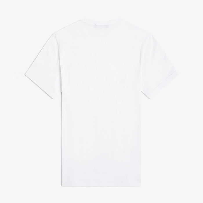 Fred Perry - Ringer T-Shirt in White - Nigel Clare