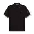 Fred Perry - Twin Tipped Polo in Black/Court Green - Nigel Clare