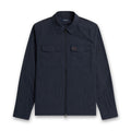 Fred Perry - Zip Through Overshirt in Navy - Nigel Clare