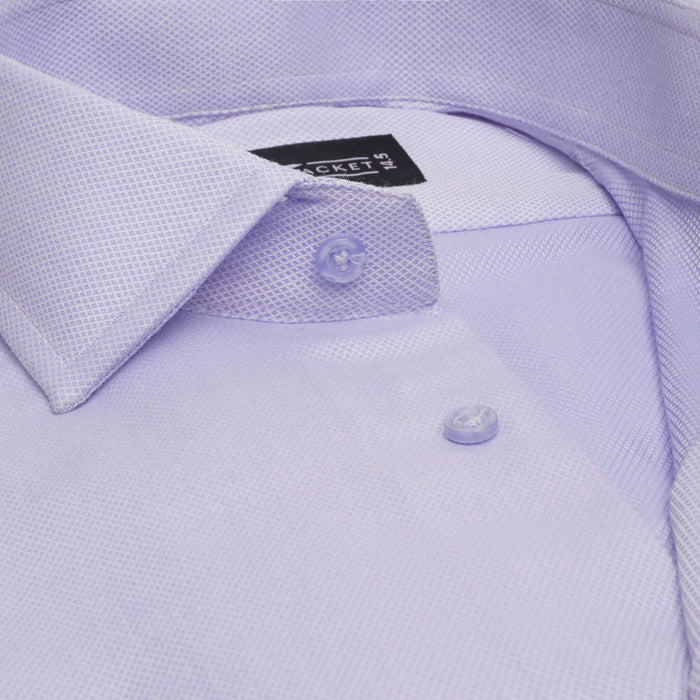 FROSTED BLUE DOBBY SHIRT