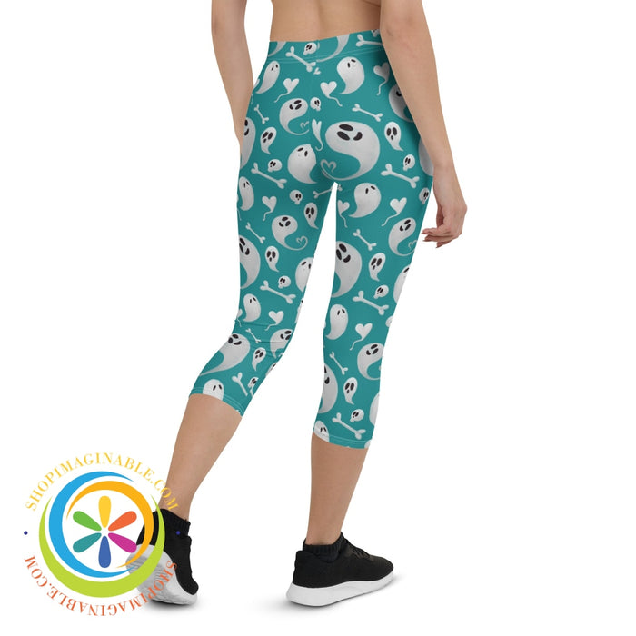 Fun Boo Halloween Capri Leggings Leggings