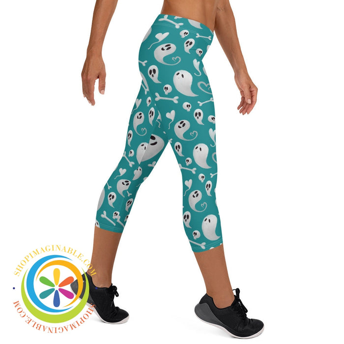 Fun Boo Halloween Capri Leggings Leggings