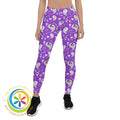 Fun Halloween Boo & Bones Full Length Leggings Xs Leggings