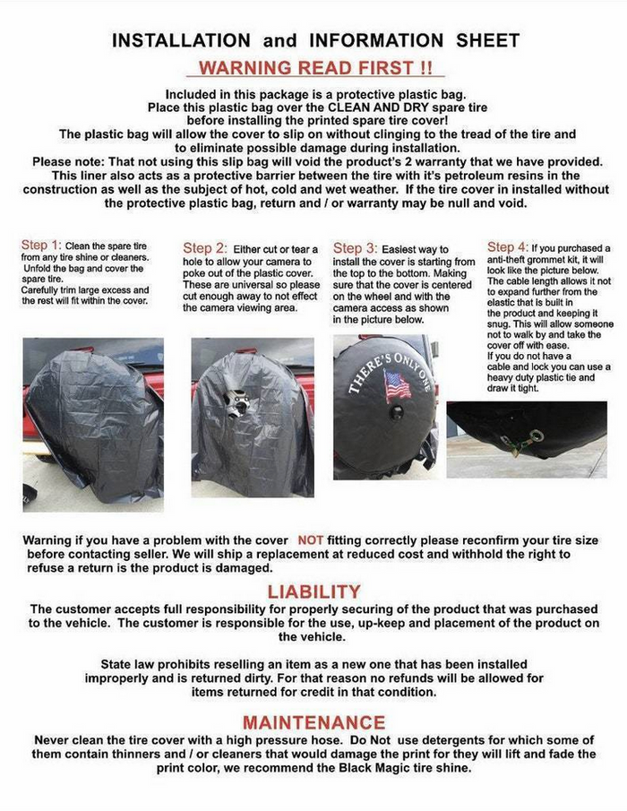 Game of Thrones House Stark Dire Wolf Spare Tire Cover for Jeep, Bronco, RV, Camper, & More