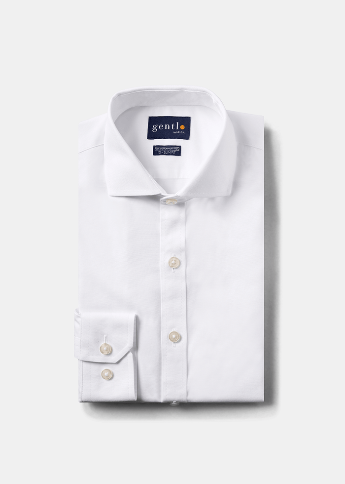 Boys Dress Shirt, Button Down Shirt, Non-Iron, Wrinkle Free | Gentlo