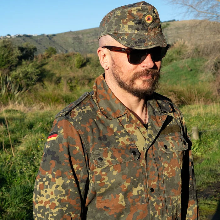 Genuine Flecktarn Field Cap - New - German Army Surplus - Caps