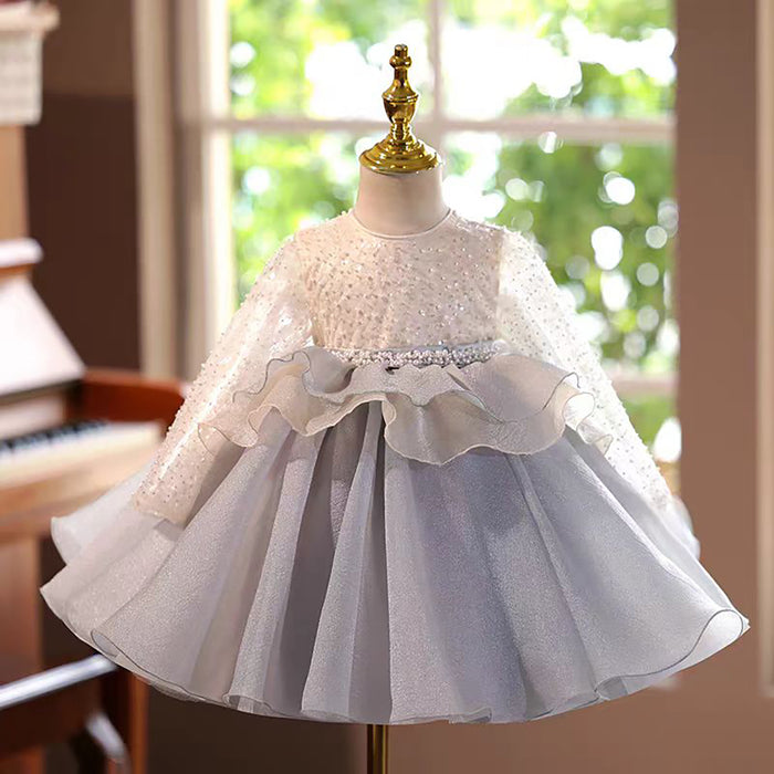 Girl Dress Kids Wedding Birthday Holiday Party Celebration J458
