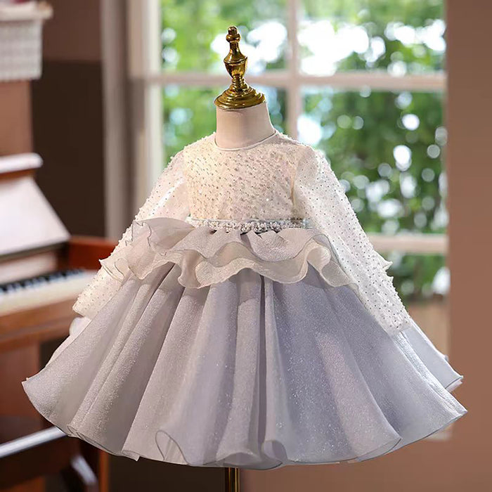 Girl Dress Kids Wedding Birthday Holiday Party Celebration J458