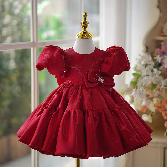 Girl Dress Kids Wedding Birthday Holiday Party Gown J457