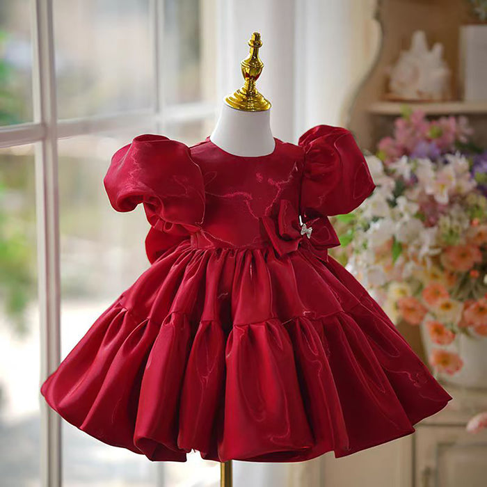 Girl Dress Kids Wedding Birthday Holiday Party Gown J457