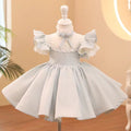 Girl Dress Lace Kids 1st Toddler Wedding Birthday Party J748