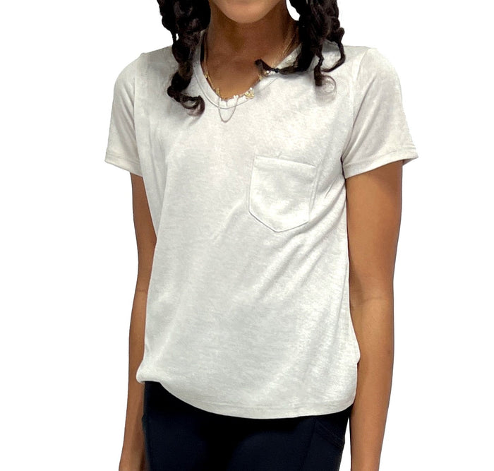 Kid's Pocket Tee Burgundy image 5