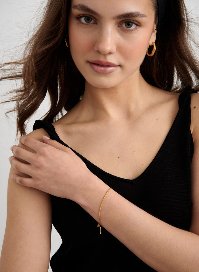 Gold Waterproof Snake Chain Bracelet