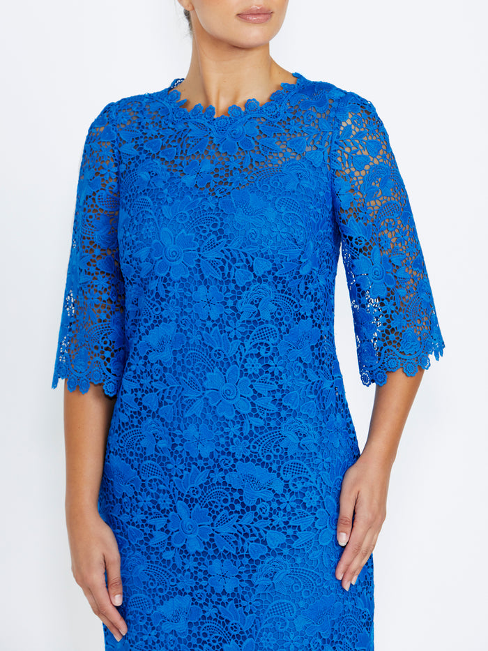 Haisley Azure Lace Dress