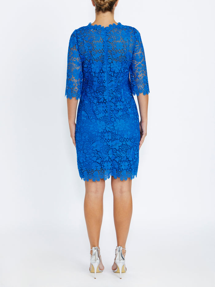 Haisley Azure Lace Dress
