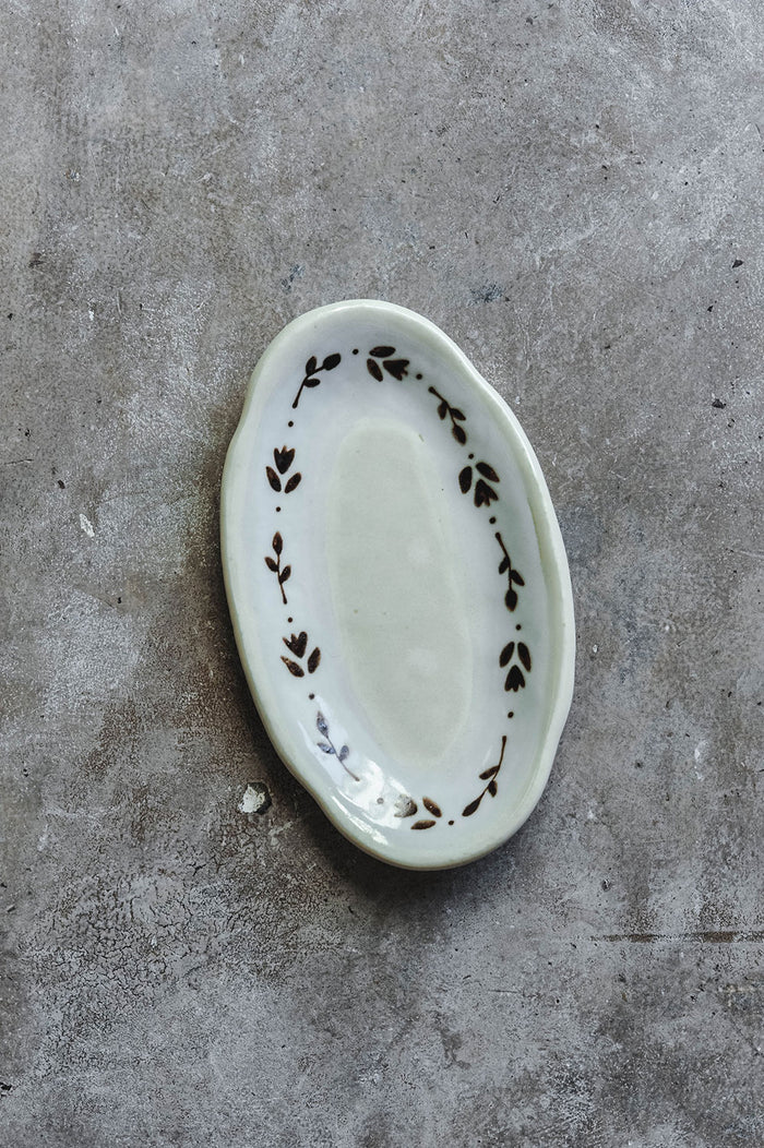 Hand-painted Posy Tray No. 4
