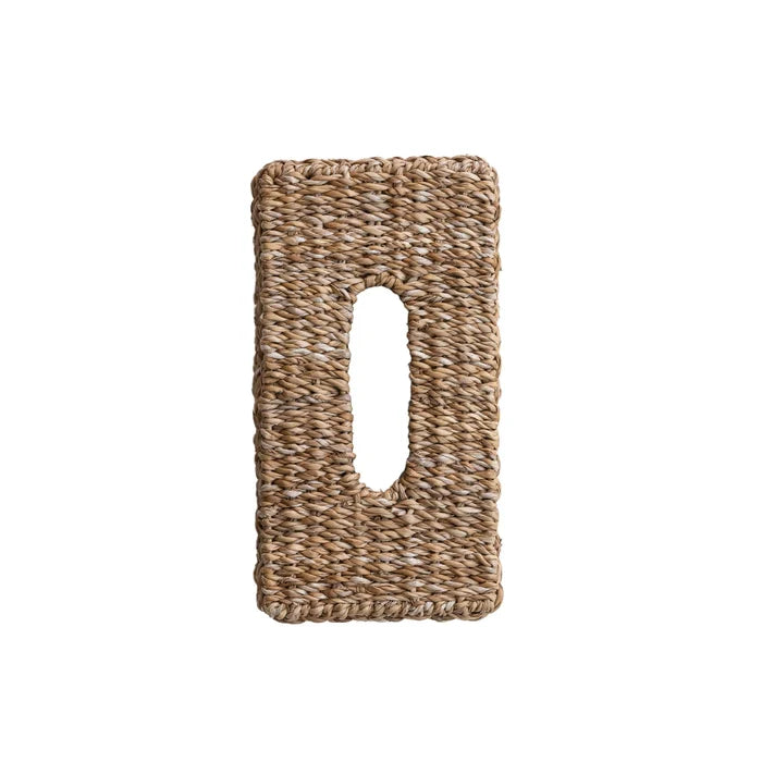Hand-Woven Seagrass Tissue Box