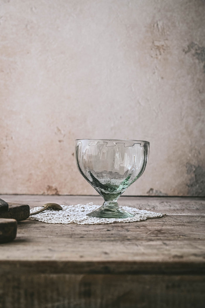 Handblown Parfait Dessert Glass