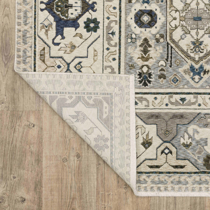 Oriental Weavers Area Rugs Hastings Area Rugs HA04u grey-Ivory in Many Sizes