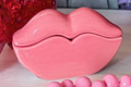 Hazel Mazel Stoneware Lip Shaped Box