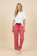 Heimish Red and Pink Striped Lounge Pants