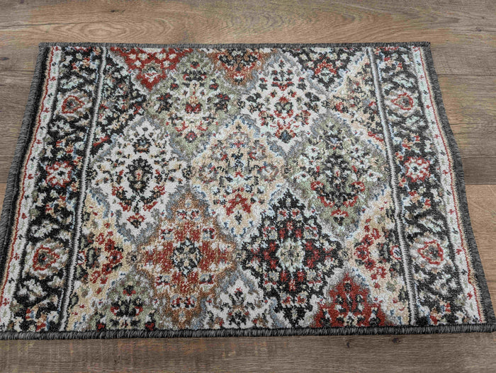 Central Oriental Stair Runners Heirloom Brown Stair Runner 6116ABM 26in and 33in with Rugs