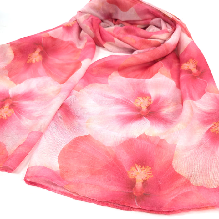 Hibiscus Scarf (70x180cm)  - Exclusive Design