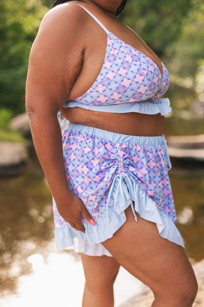 Hydrangea Bikini Top (Full Coverage)
