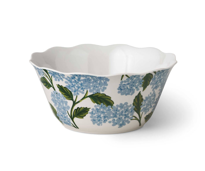 Hydrangea Melamine Serving Bowl