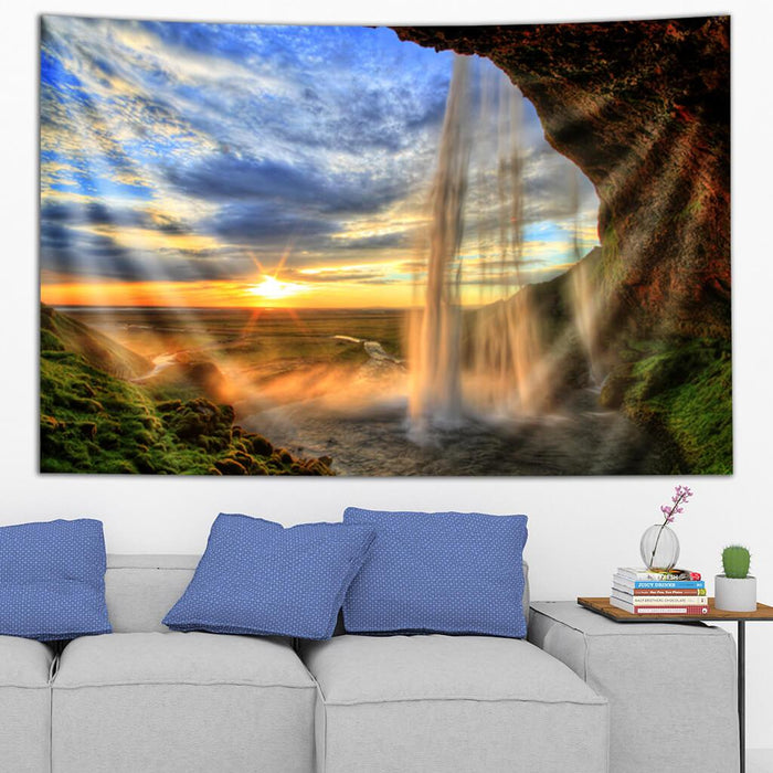 Icelandic Waterfall by Third Eye Tapestries