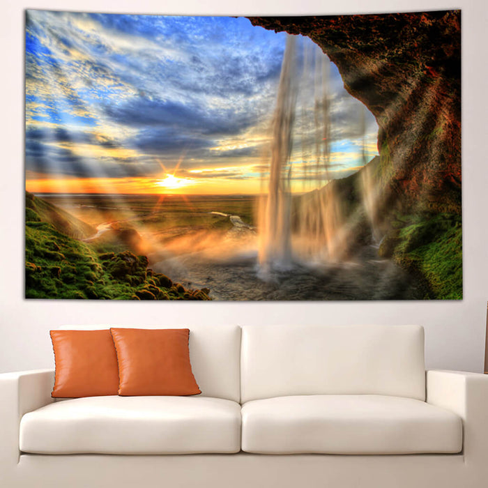 Icelandic Waterfall by Third Eye Tapestries