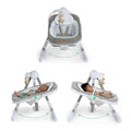 Ingenuity AnyWay Sway multi-direction portable baby swing with fox plush toy and GentleTouch control pad
