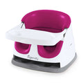 Pink Ingenuity Baby Base 2-in-1 Booster Seat for feeding and floor use