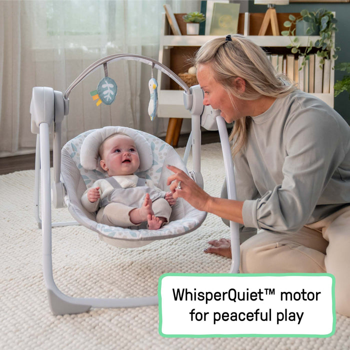 Portable Baby Swing TrueSpeed Weight Sensing