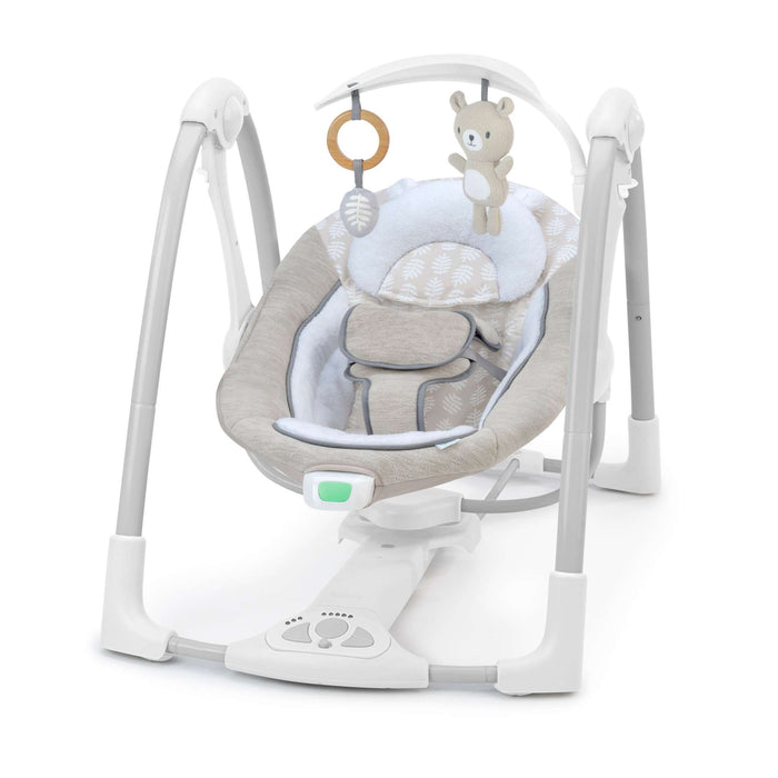 Ingenuity ConvertMe Swing-2-Seat Wynn baby swing and seat with plush toy bar