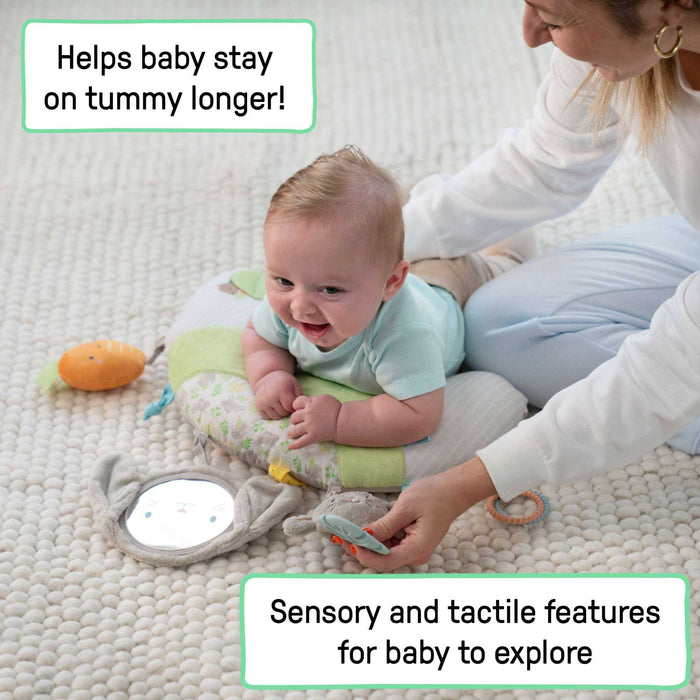 Ingenuity Cozy Prop Sylvi Tummy Time Pillow - Plush Bunny