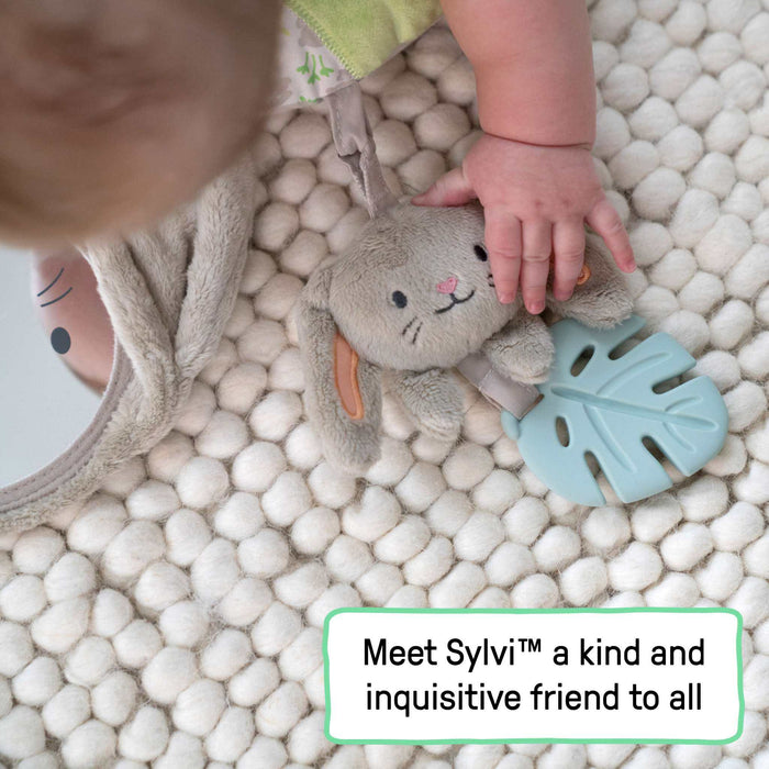 Ingenuity Cozy Prop Sylvi Tummy Time Pillow - Plush Bunny