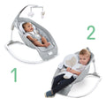 Ingenuity Cuddle Lamb Rocking Seat for newborn to toddler with plush toys and reclining positions