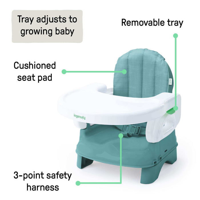 Ingenuity Deluxe Comfort Folding Baby Booster - Teal